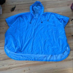 POLER Stuff Hooded Rain Poncho - retired style - blue